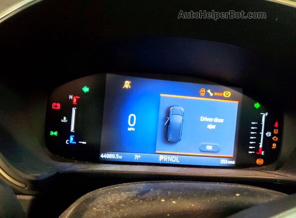 1FMCU0FNXPUA23692 2023 FORD ESCAPE Blue Widok zestawu wskaźników