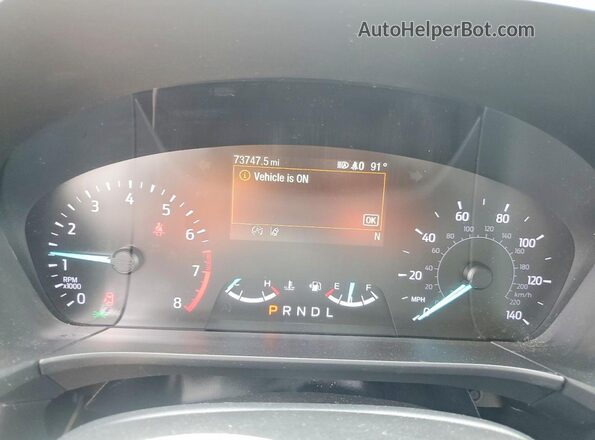 1FMCU0G60LUC04298 2020 FORD ESCAPE Tan ხელსაწყოთა პანელის ხედი