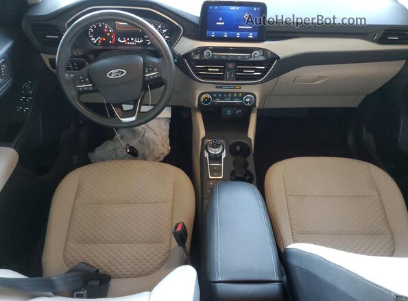 1FMCU0G60LUC09310 2020 FORD ESCAPE Black წინა პანელის ხედი