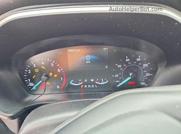 1FMCU0G60LUC13857 2020 FORD ESCAPE Черный Вид щитка приборов