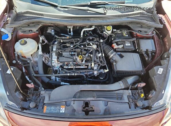 1FMCU0G60MUA67848 2021 FORD ESCAPE Brown Engine compartment view
