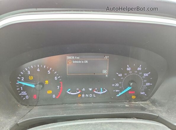 1FMCU0G61LUA06166 2020 FORD ESCAPE Silver Vista del cuadro de instrumentos