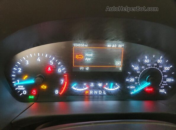 1FMCU0G61MUA24863 2021 FORD ESCAPE Red Սարքավորումների վահանակի տեսք
