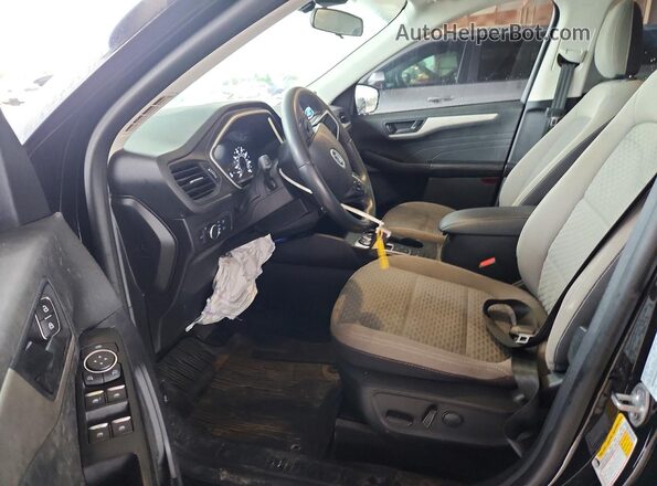 1FMCU0G61NUB83626 2022 FORD ESCAPE Black Вид салону спереду