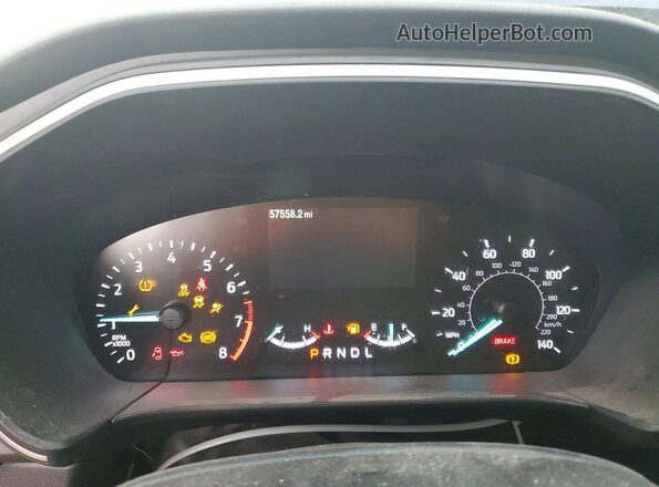 1FMCU0G62LUB78772 2020 FORD ESCAPE Blue Widok zestawu wskaźników