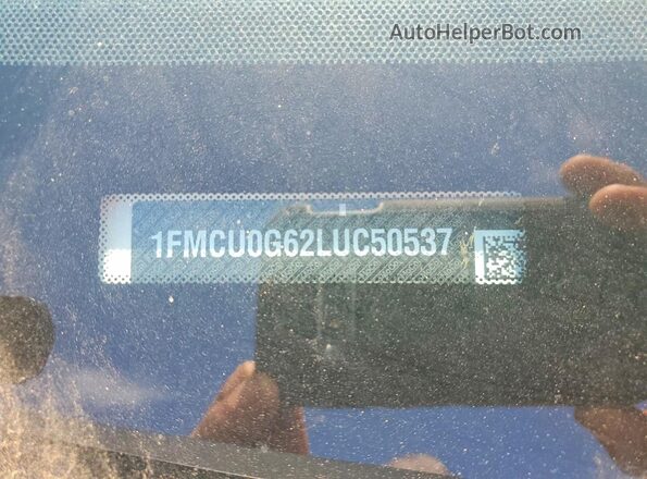 1FMCU0G62LUC50537 2020 FORD ESCAPE White Սալոնի 360 աստիճան տեսք