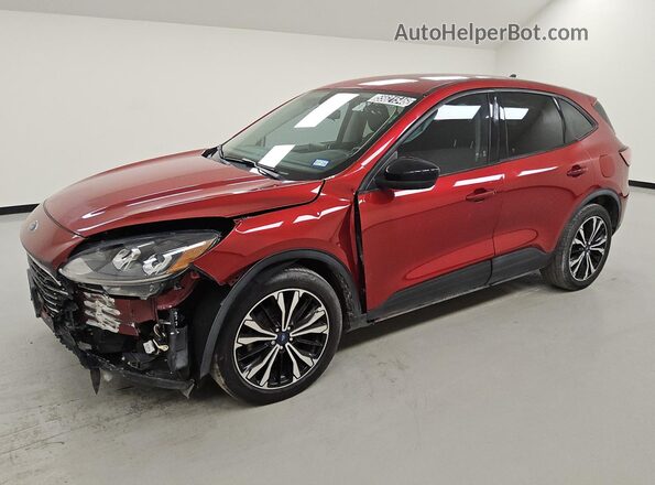 1FMCU0G62MUA17758 2021 FORD ESCAPE Red 