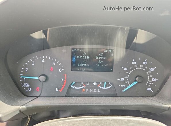 1FMCU0G63NUB56511 2022 FORD ESCAPE Silver Vista del cuadro de instrumentos