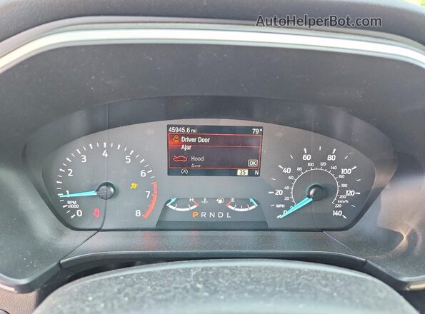 1FMCU0G63NUB83174 2022 FORD ESCAPE Gray ხელსაწყოთა პანელის ხედი