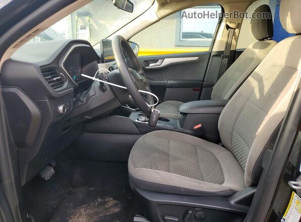 1FMCU0G64LUB30738 2020 FORD ESCAPE Black Widok wnętrza z przodu