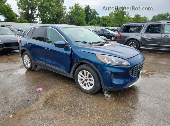 1FMCU0G64LUC72314 2020 FORD ESCAPE Blue Delantero derecho