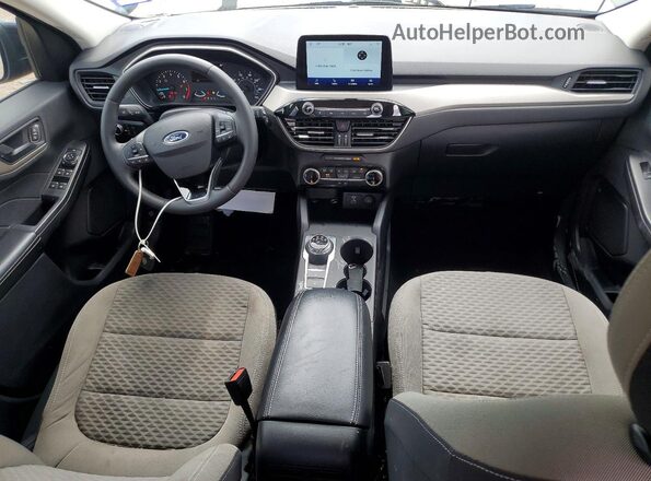 1FMCU0G65NUB37703 2022 FORD ESCAPE Черный Вид панели приборов