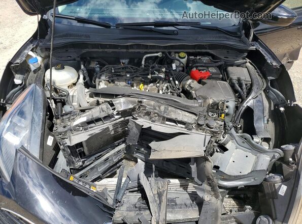 1FMCU0G65NUB37703 2022 FORD ESCAPE Черный Вид задней части салона
