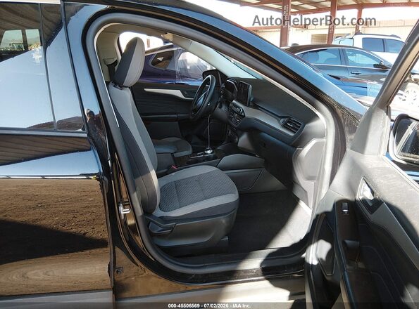 1FMCU0G66NUA55544 2022 FORD ESCAPE Black წინა სალონის ხედი