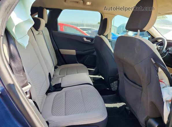 1FMCU0G67LUB68089 2020 FORD ESCAPE Blue Rear seats view