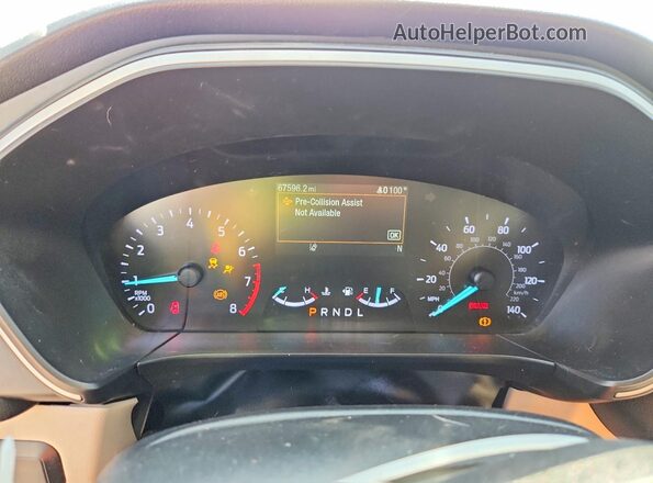 1FMCU0G67LUB68089 2020 FORD ESCAPE Blue Instrument cluster view