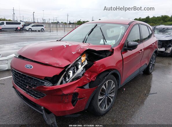 1FMCU0G67NUA02061 2022 FORD ESCAPE Красный Передняя левая четверть