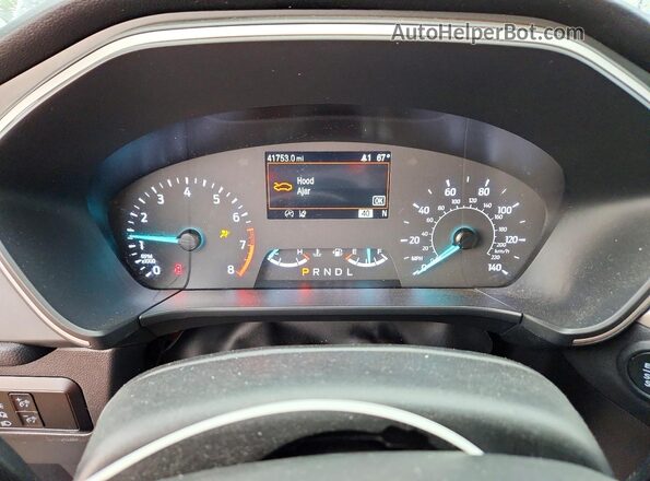1FMCU0G67NUB98454 2022 FORD ESCAPE Gray Instrument cluster view