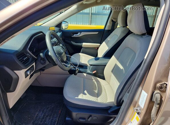 1FMCU0G68LUB02733 2020 FORD ESCAPE Tan წინა სალონის ხედი