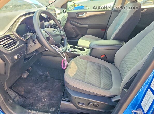 1FMCU0G68LUC62286 2020 FORD ESCAPE Синий Вид салона спереди