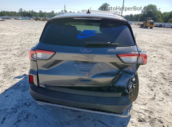 1FMCU0G68MUA03525 2021 FORD ESCAPE Gray უკანა ხედი