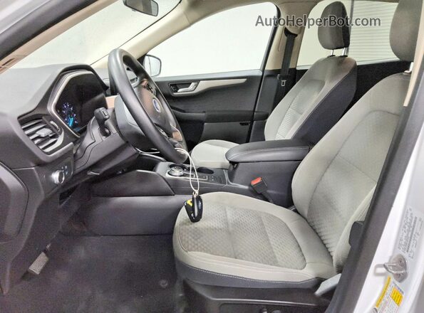 1FMCU0G69LUB13451 2020 FORD ESCAPE White Widok wnętrza z przodu