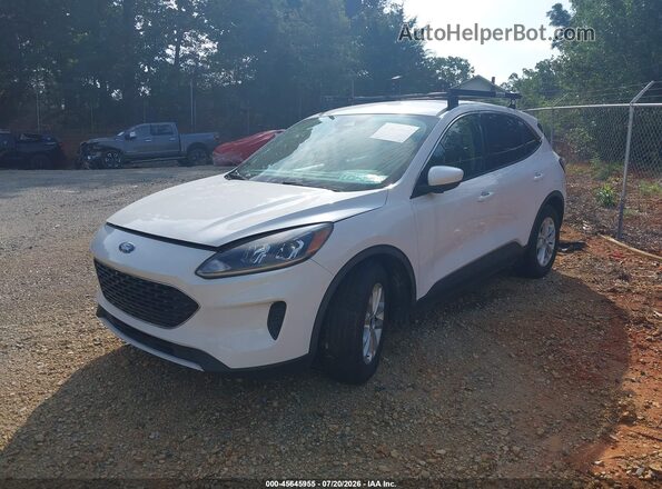1FMCU0G69LUB74024 2020 FORD ESCAPE White Vista tres cuartos delantera izquierda