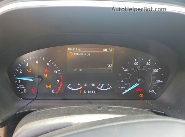 1FMCU0G69LUB83919 2020 FORD ESCAPE Blue Вид щитка приладів