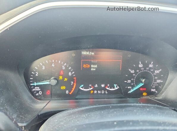 1FMCU0G69LUC61339 2020 FORD ESCAPE Silver Instrument cluster view