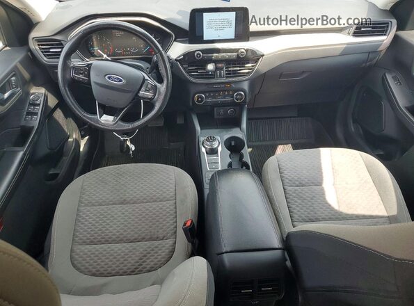 1FMCU0G69MUA67962 2021 FORD ESCAPE Gray Widok deski rozdzielczej