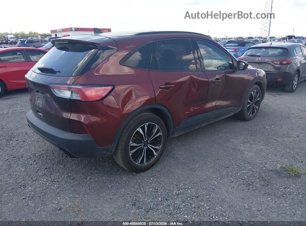1FMCU0G69MUB34138 2021 FORD ESCAPE Burgundy Задня права чверть
