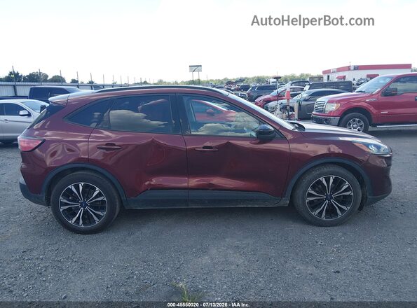1FMCU0G69MUB34138 2021 FORD ESCAPE Burgundy Вид задньої частини салону