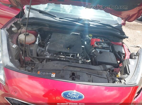 1FMCU0G6XLUA22222 2020 FORD ESCAPE Red უკანა ხედი