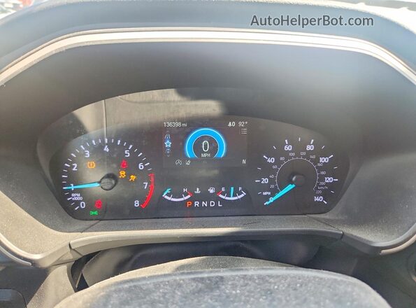 1FMCU0G6XLUB65591 2020 FORD ESCAPE Gray Սարքավորումների վահանակի տեսք