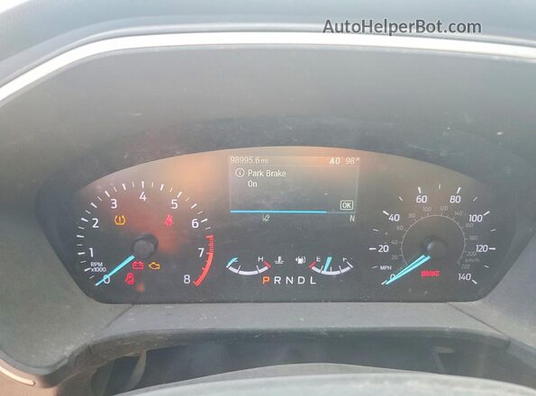 1FMCU0G6XMUA17362 2021 FORD ESCAPE Red Instrument cluster view