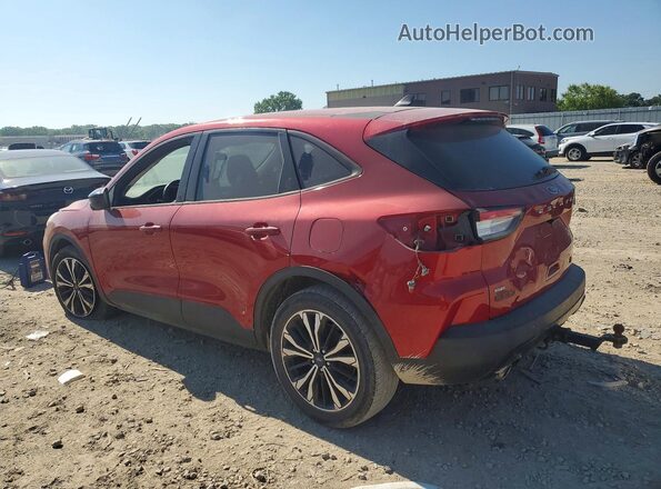 1FMCU0G6XMUA17362 2021 FORD ESCAPE Red Rear left
