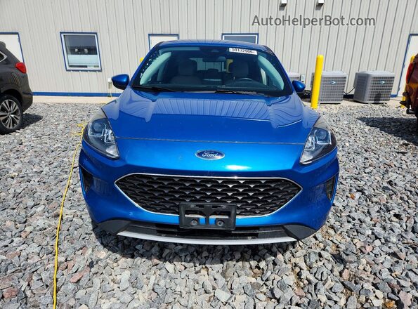 1FMCU0G6XMUA51074 2021 FORD ESCAPE Blue Front view