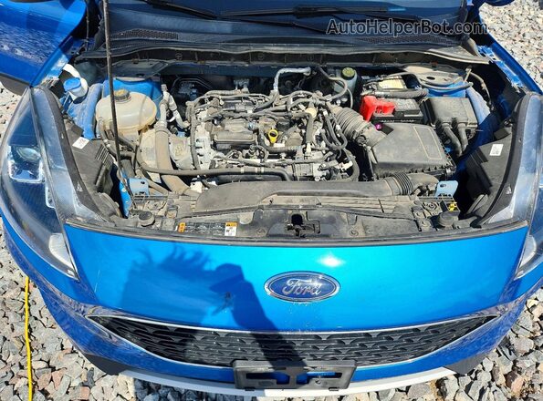 1FMCU0G6XMUA51074 2021 FORD ESCAPE Blue Engine compartment view