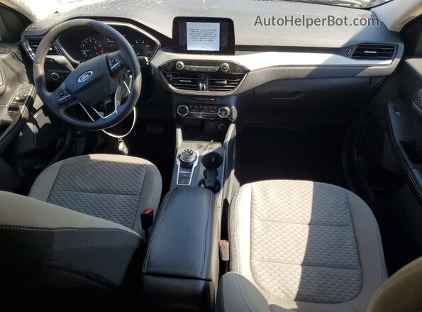 1FMCU0G6XMUA97519 2021 FORD ESCAPE Gray Dashboard view