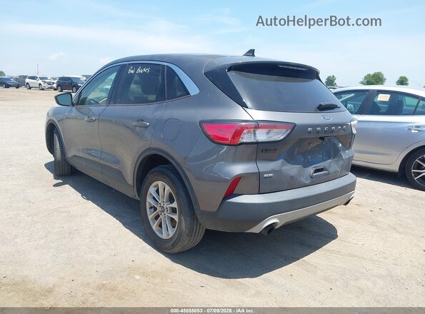 1FMCU0G6XMUB08454 2021 FORD ESCAPE Gray Trasero izquierdo