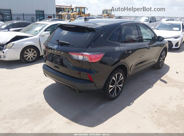 1FMCU0G6XMUB09233 2021 FORD ESCAPE Black Задня права чверть