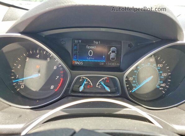 1FMCU0G73GUA72152 2016 FORD ESCAPE Black Вид щитка приладів