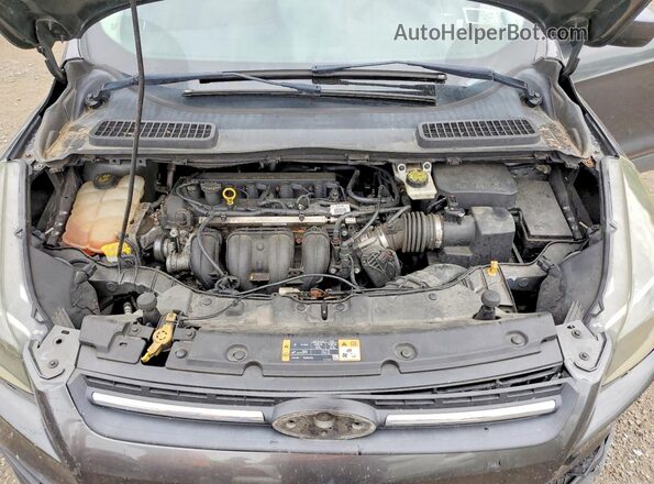 1FMCU0G75GUC90772 2016 FORD ESCAPE Gray Engine compartment view