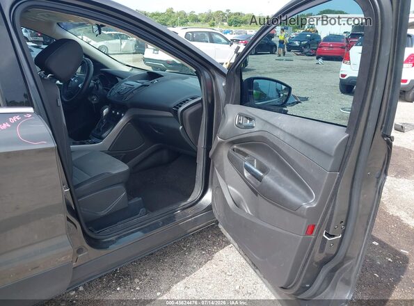1FMCU0G76GUC74208 2016 FORD ESCAPE Gray Widok wnętrza z przodu