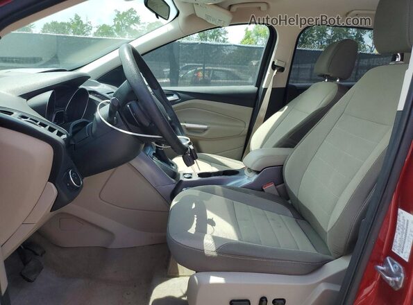 1FMCU0G77GUB30151 2016 FORD ESCAPE Red Вид салону спереду