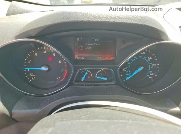 1FMCU0G77GUB30151 2016 FORD ESCAPE Red Вид щитка приладів