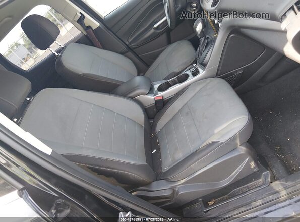 1FMCU0G78GUB84607 2016 FORD ESCAPE Black წინა სალონის ხედი