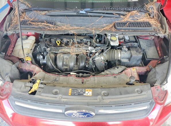 1FMCU0G79GUB13755 2016 FORD ESCAPE Red Vista del compartimento del motor