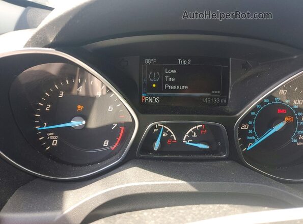 1FMCU0G92GUC50652 2016 FORD ESCAPE Charcoal Vista del cuadro de instrumentos