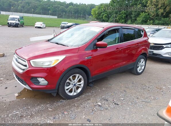1FMCU0G92HUE29758 2017 FORD ESCAPE Red Przód lewy